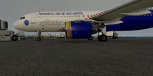 [A32NX] FlyByWire | Airbus A320neo Alaska  HONORING THOSE WHO SERVE N265AK in 8k thumbnail 5