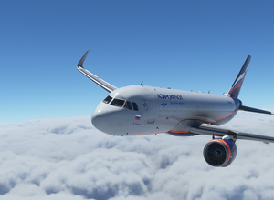 [A32NX] [FBW] Aeroflot [8k] Dirty Version With Coffee Cup No Text Mirroring thumbnail 1