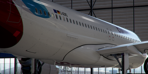 [A32NX] Airbus A320neo Eurowings Dirty D-AEWQ in 8k thumbnail 6