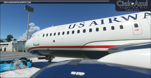 [A32NX] US Airways | N106US | FlyByWire Airbus A320neo (8K) thumbnail 4