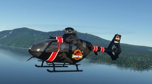 H135 Jurassic Park Livery thumbnail 4