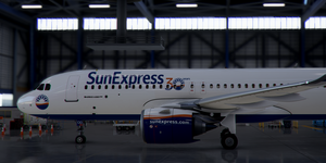 [A32NX] Airbus A320neo SunExpress 30Years TC-SOD in 8k thumbnail 2