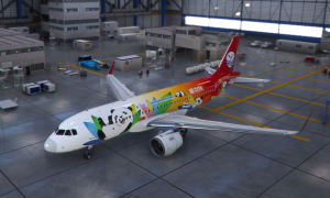 [A32NX] A320 Sichuan Airlines Panda Livery 8K - FlyByWire version thumbnail 2
