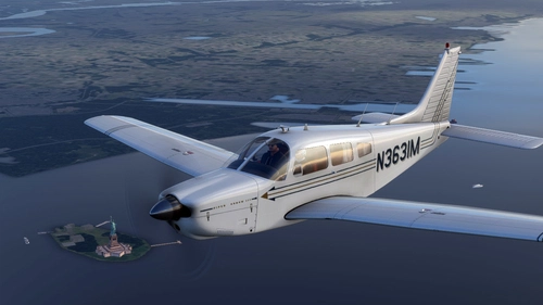 JustFlight PA28R Arrow III - N363IM Clean Arrow