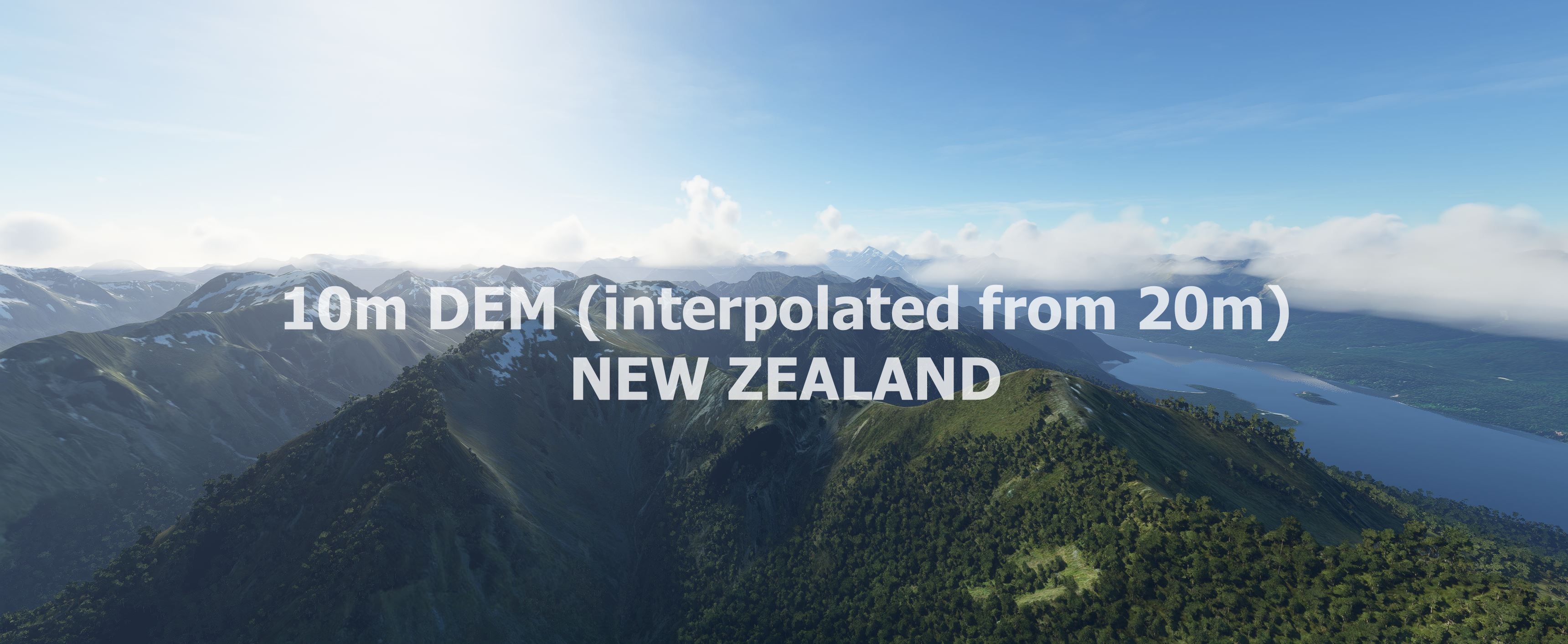 NEW ZEALAND 10m DEM - High Resolution Terrain Elevation Data interpolated from 20m - Part 1 - Image 1