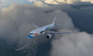 A320 Bangkok Airlines HS-PGW Samui Livery 8K - Asobo version thumbnail 10