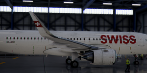 [A32NX] Airbus A320neo Swiss Extreme Dirty HB-JDC in 8k thumbnail 5
