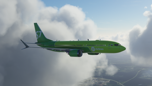 S7 Airlines Boeing 737 MAX - (5K*10K) thumbnail 5