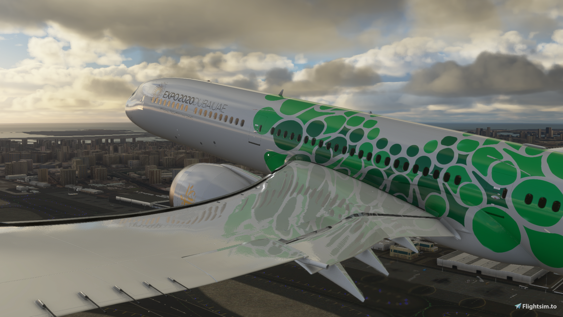 Boeing 787 Emirates Expo Green - Image 1
