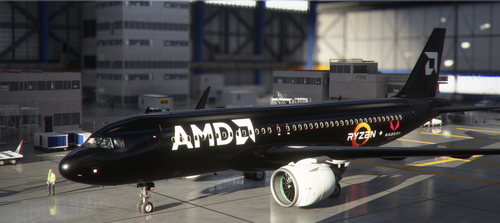 [A32NX] AMD Livery [8K High Resolution]