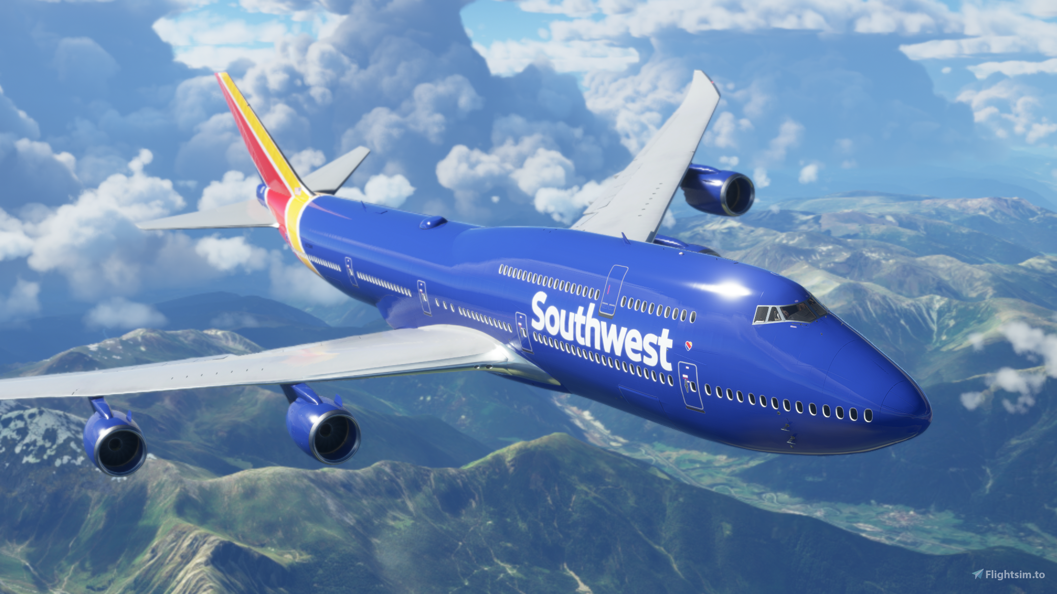 [B747-8i] Southwest Airlines Livery - 8K - Image 1