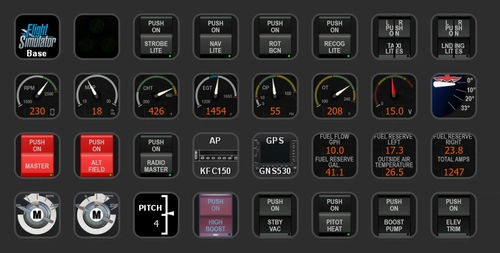 Carenado Mooney M20R profile for StreamDeck XL (for LORBY's AAO SD plugin)