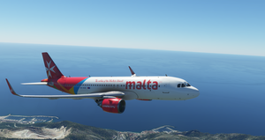 [A32NX] | [8K] Air Malta (9H-NEB) Very Detailed Clean/Dirty Version thumbnail 2
