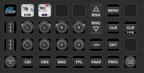GNS530 profile for StreamDeck XL (for LORBY's AAO SD plugin)