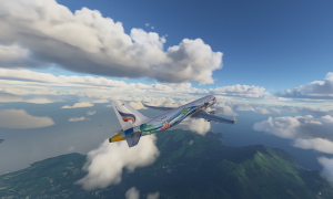 A320 Bangkok Airlines HS-PGW Samui Livery 8K - Asobo version thumbnail 6