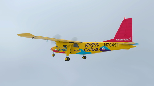 Britten-Norman BN-2 Air America N7049T (matte version)