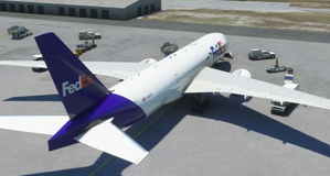 [CS] ¡Fedex Express Panda! - From Passenger to Cargo | 777-200ER | 8K  thumbnail 8