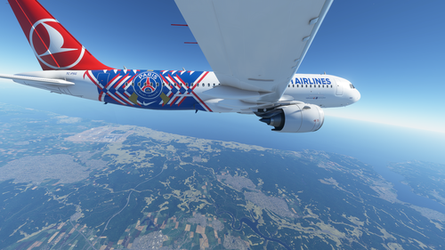 Airbus A320neo | 4K Turkish Airlines PSG Livery