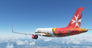 [A32NX] | [8K] Air Malta 9H-AEO (Capital of culture 2018) Very Detailed Clean/Dirty Version thumbnail 3