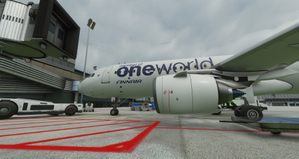 [A32NX] Finnair OneWorld livery 8k  thumbnail 3