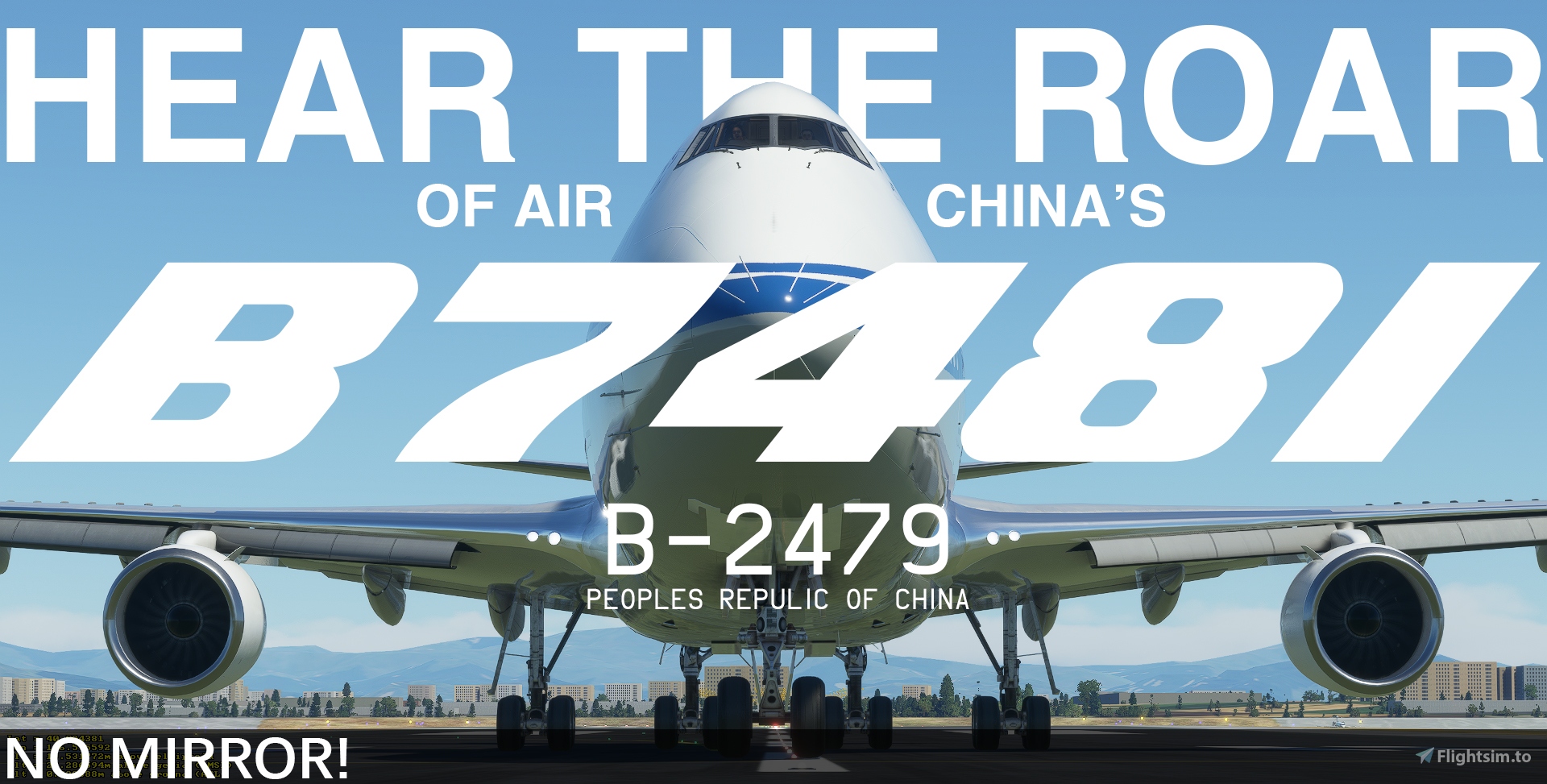 NO MIRROR] B748 AIR CHINA VIP B-2479 for Microsoft Flight 