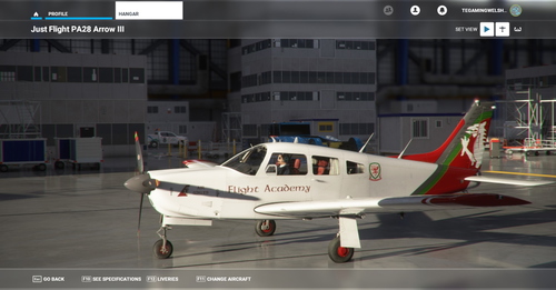 JF piper arrow Air Wales Academy (V1.01)