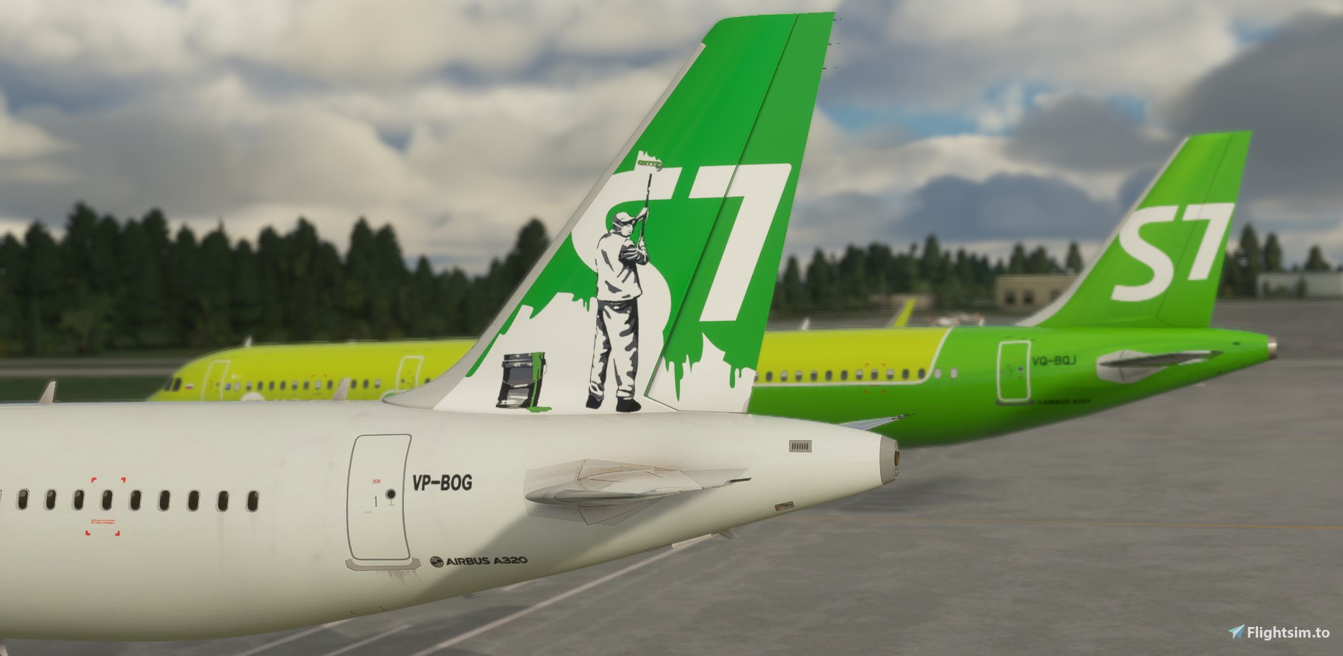 [A32NX] FBW A320 S7 Art Livery - Image 1