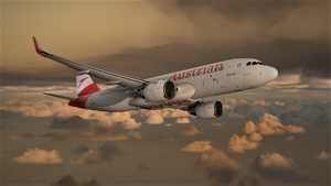 [A32NX] Austrian Airlines (AUA) OE-LBU [8K-Ultra Details] 2021 Dirty/Clean thumbnail 3