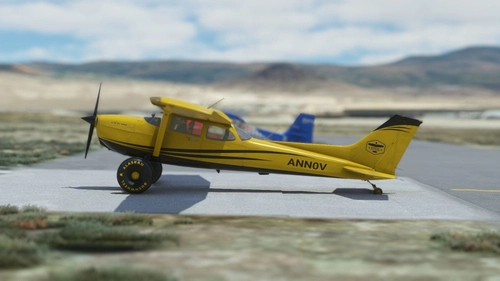 bagolu C172 Taildragger Yellow Bush Livery