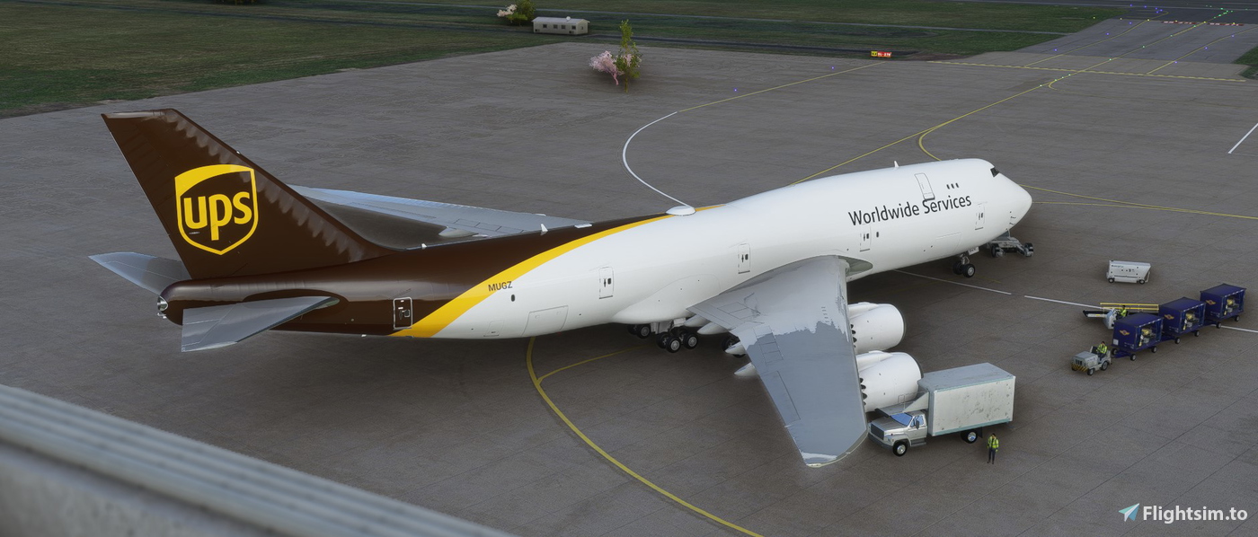 [ULTRA][NO-MIRROR] Asobo Boeing 747-8i UPS United Parcel Service ...
