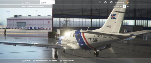 TBM 930 - Icelandic Coast Guard TF-SIF - Iceland - fictional