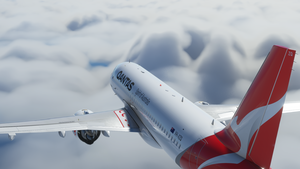[A32NX] (13bandit) A320neo Qantas Airways [8k] - VH-XZQ - Silver Roo "Fingal Bay" thumbnail 5