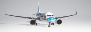 [A32NX] A320 Bangkok Airlines HS-PGW Samui Livery 8K - FlyByWire version thumbnail 3