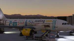 [A32NX] A320 Vueling Airlines TC Livery -  FlyByWire version thumbnail 4