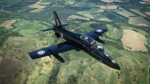 Aermacchi MB-339 RAF Black Arrows retro