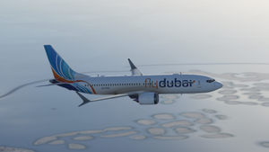 Fly Dubai Boeing 737 MAX - (5K*10K) thumbnail 5