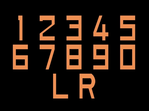 [Font] RJFF Apron Numbers