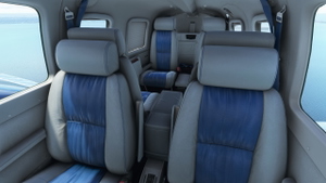 Carenado PA34 Seneca V - Silver-Blue thumbnail 6