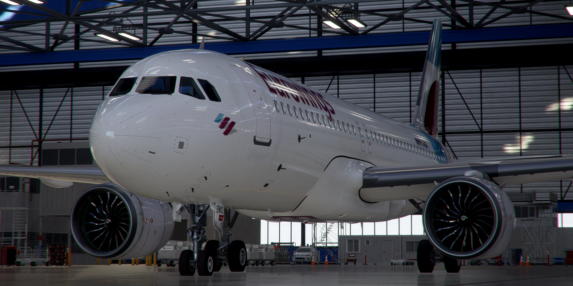 [A32NX] Airbus A320neo Eurowings Dirty D-AEWQ in 8k - Image 1