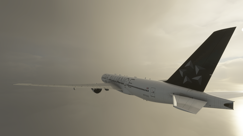 Captain Sim  B777-200 United Star Alliance N77022 | 4K | Discontinued