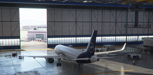 FlyByWire[A32NX]  Lufthansa  [10K] Ultra No Text Mirroring With Custom Coffee Cup D-AIJD thumbnail 16