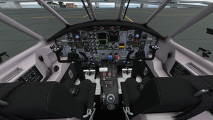 Embraer EMB-110 Bandeirante - Grey Interior and Blue Prop Levers thumbnail 6