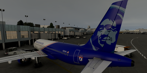 [A32NX] FlyByWire | Airbus A320neo Alaska  HONORING THOSE WHO SERVE N265AK in 8k thumbnail 4