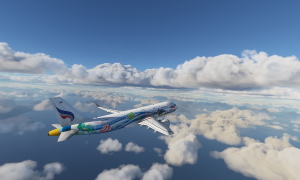 [A32NX] A320 Bangkok Airlines HS-PGW Samui Livery 8K - FlyByWire version thumbnail 8