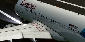[A32NX] Airbus A320neo Eurowings Dirty D-AEWQ in 8k thumbnail 8