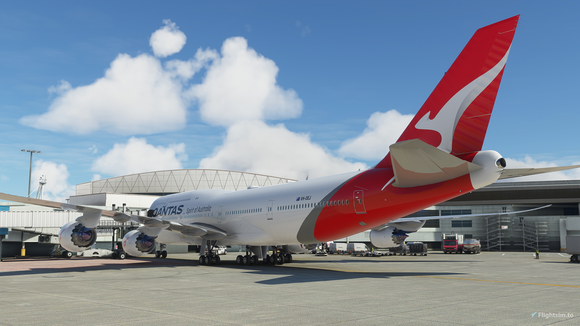 Qantas VH-OEJ Ultra for Microsoft Flight Simulator | MSFS