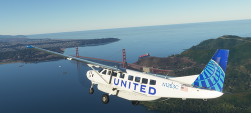 Cessna 208B Grand Caravan United Airlines [4K Fictional]