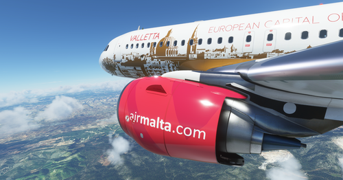 [A32NX] | [8K] Air Malta 9H-AEO (Capital of culture 2018) Very Detailed Clean/Dirty Version