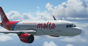 [A32NX] | [8K] Air Malta (9H-NEB) Very Detailed Clean/Dirty Version thumbnail 1