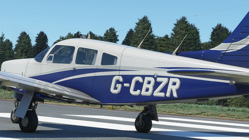 Just Flight's Arrow III G-CBZR